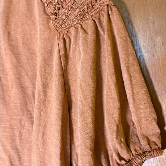 Wonderly Terracotta Blouse with Button Detail - Picture 5 of 5